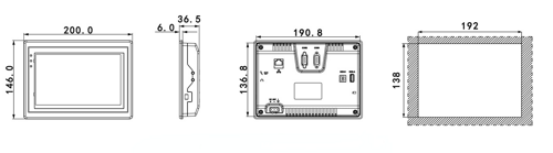 Панель оператора Wecon PI3070i-A