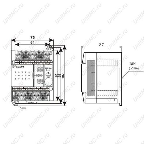 Контроллер LX3V-1208MR-A2