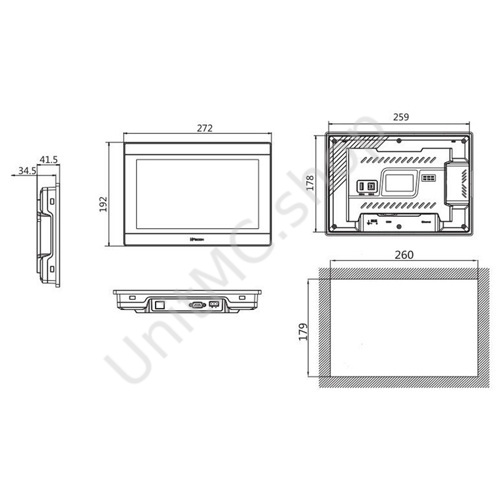 Панель оператора Wecon PI3102i